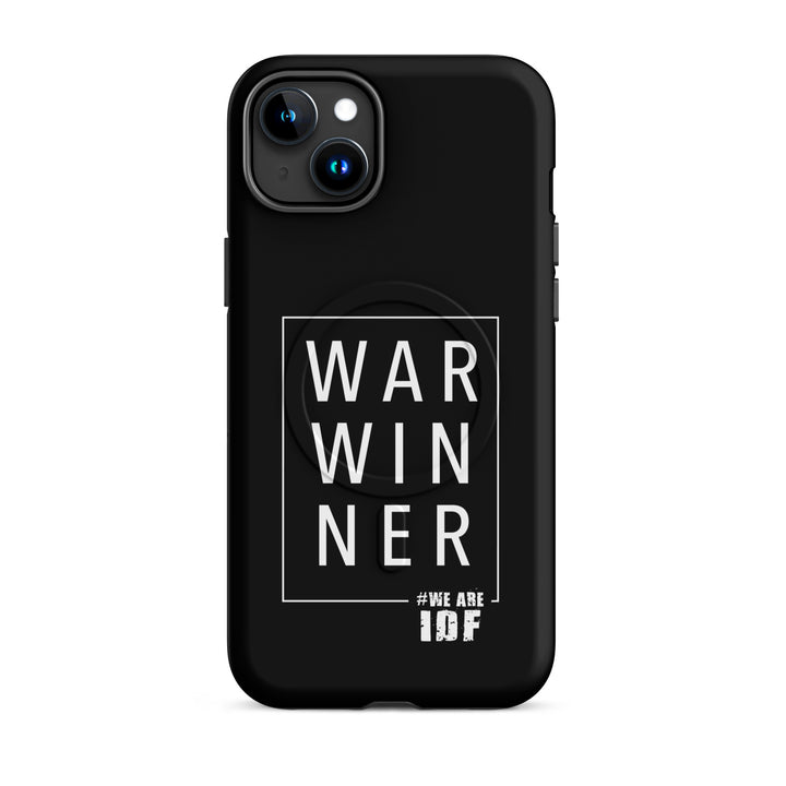 War Winner Jewish pride magsafe® tough case for iphone® in Matte - flat lay