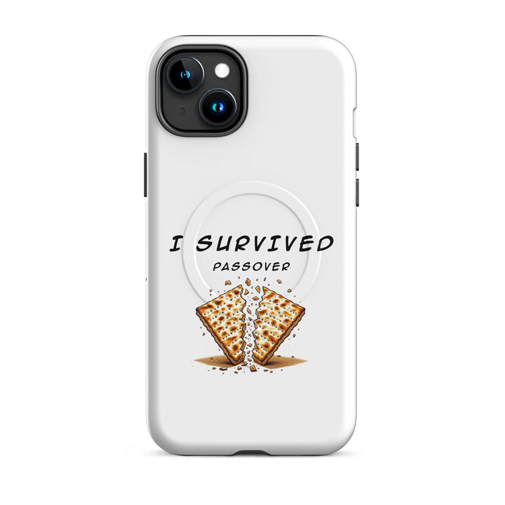 Passover Jewish pride magsafe® tough case for iphone® in Matte - flat lay
