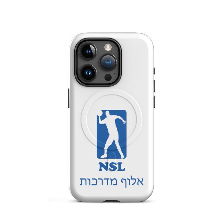Curb Champ אלוף מדרכות Jewish pride magsafe® tough case for iphone® in Matte - side view