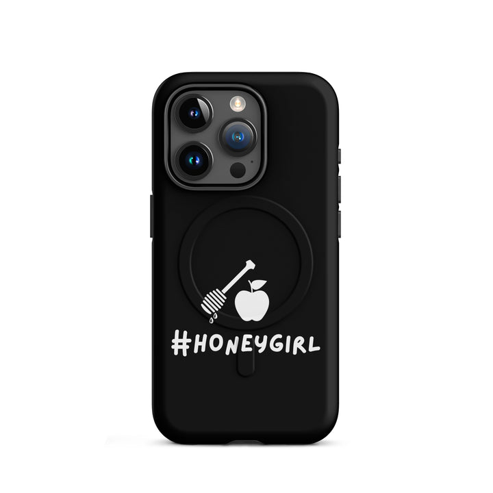 #Honeygirl Jewish pride magsafe® tough case for iphone® in Matte - side view