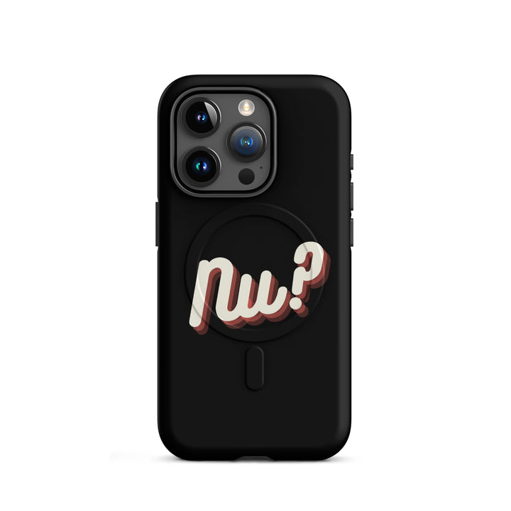 Nu Jewish pride magsafe® tough case for iphone® in Matte - side view
