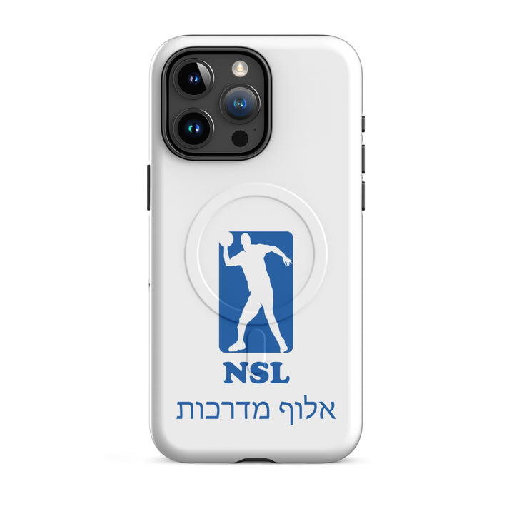 Curb Champ אלוף מדרכות Jewish pride magsafe® tough case for iphone® in Matte - front view