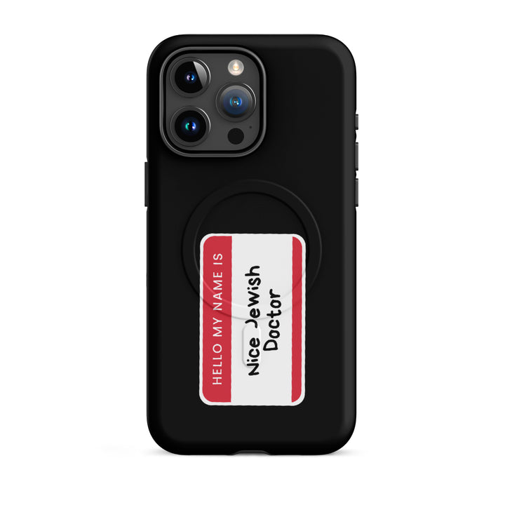 Nice Jewish Doctor Jewish pride magsafe® tough case for iphone® in Matte - front view