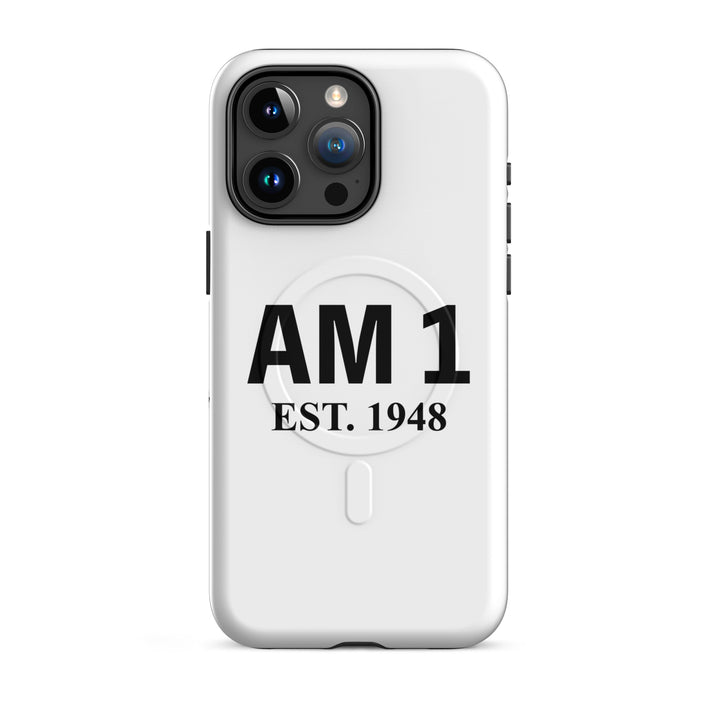 AM 1 | עם 1 Jewish pride magsafe® tough case for iphone® in Matte - front view