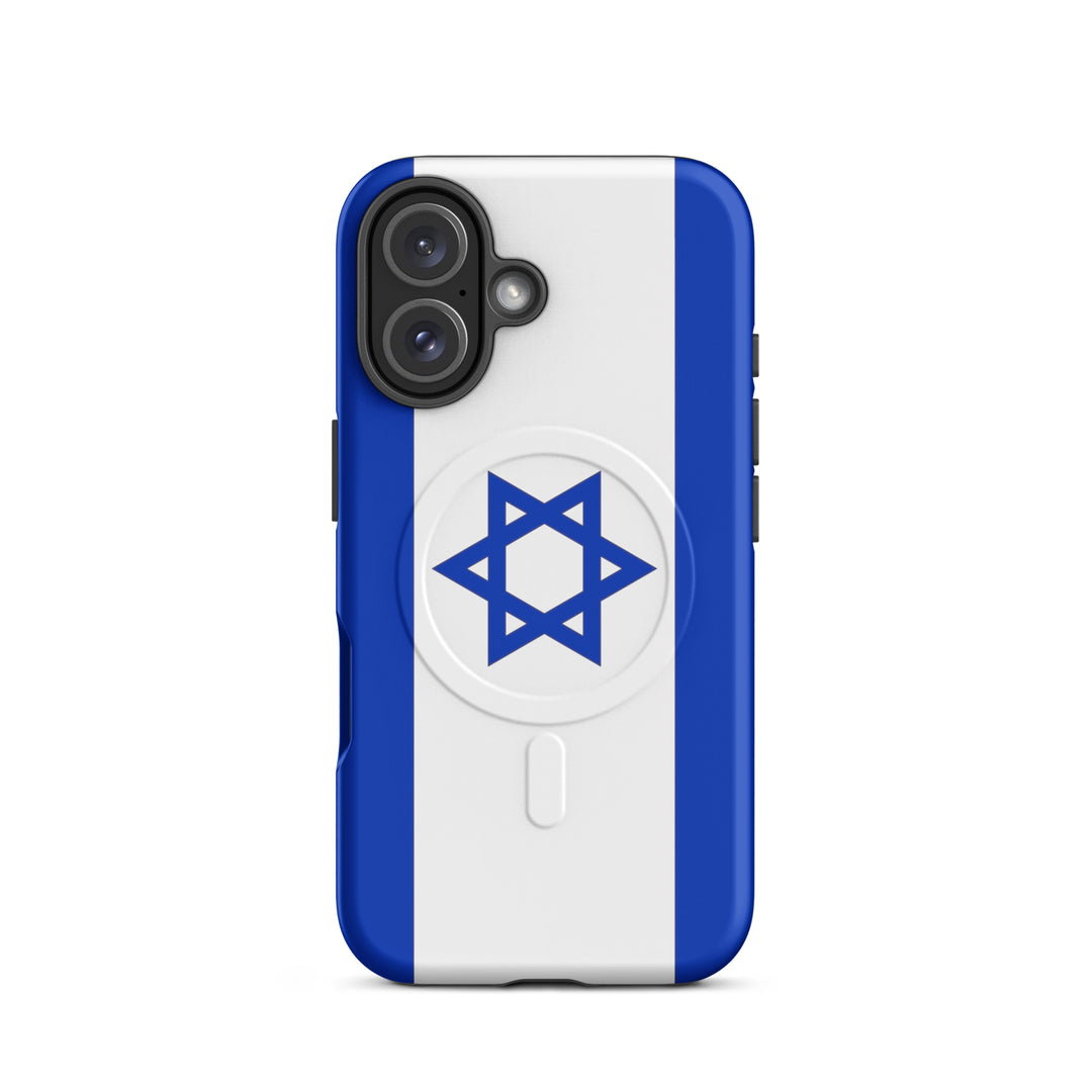 Israel Flag Israel magsafe® tough case for iphone® in Matte - detail view