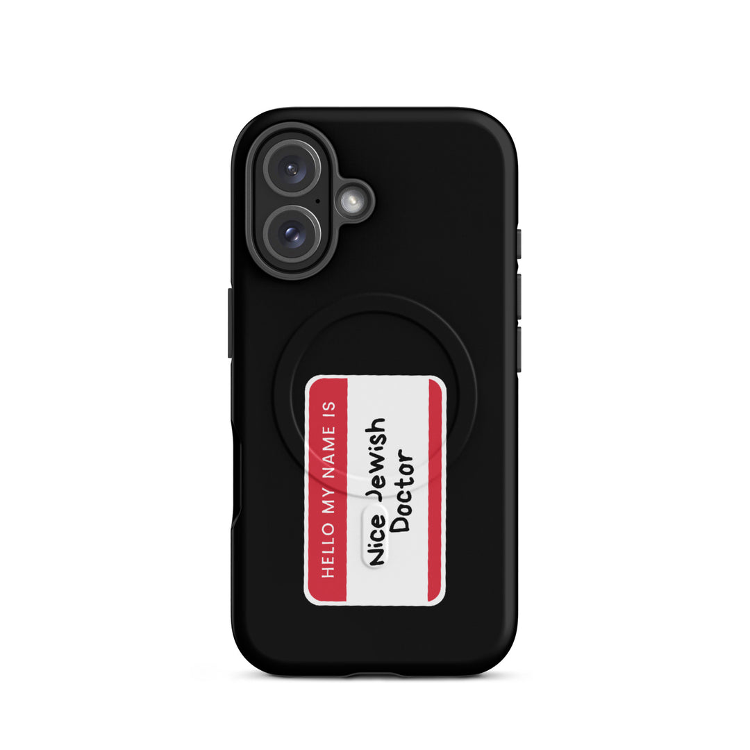 Nice Jewish Doctor Jewish pride magsafe® tough case for iphone® in Matte - detail view