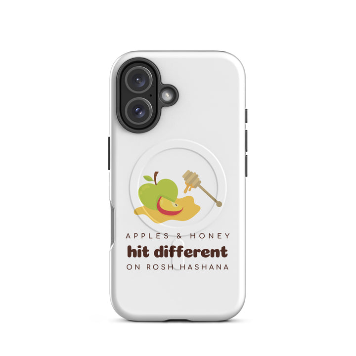 Apples &amp; Honey Jewish pride magsafe® tough case for iphone® in Matte - detail view