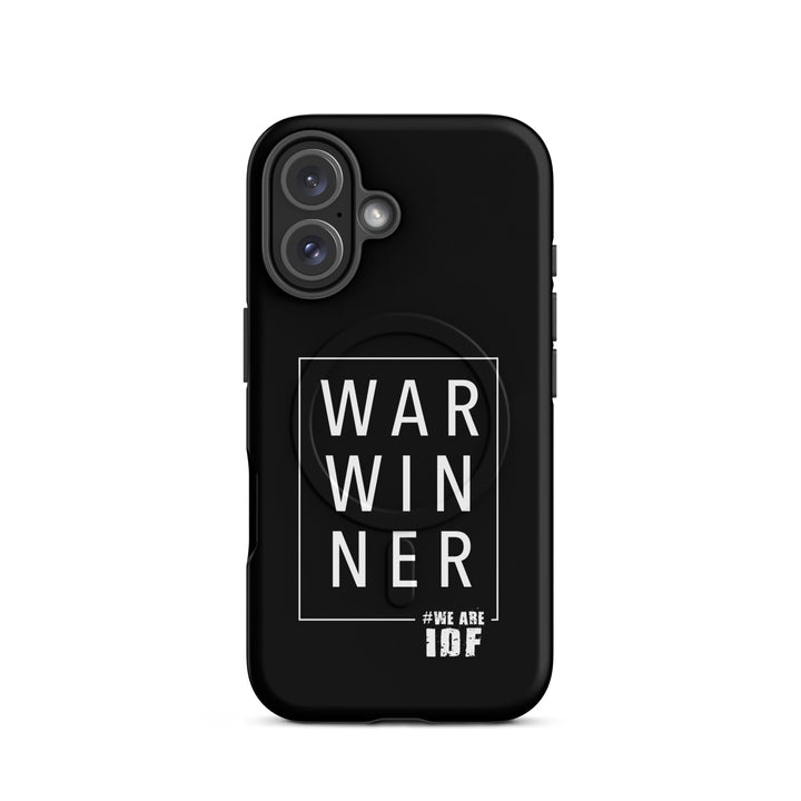 War Winner Jewish pride magsafe® tough case for iphone® in Matte - detail view
