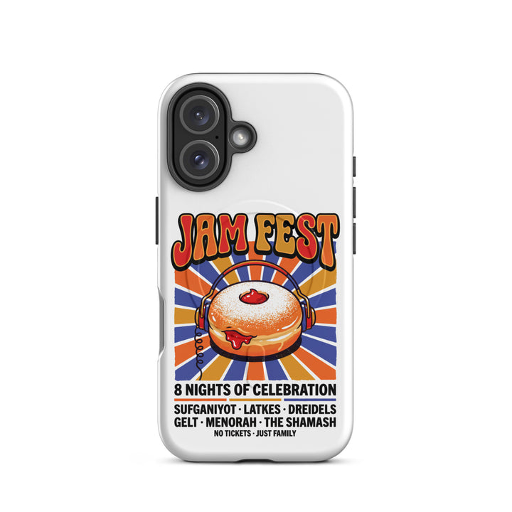 Jam Fest 8 Nights Jewish pride magsafe® tough case for iphone® in Matte - detail view