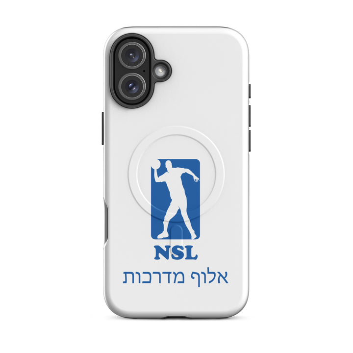 Curb Champ אלוף מדרכות Jewish pride magsafe® tough case for iphone® in Matte - flat lay