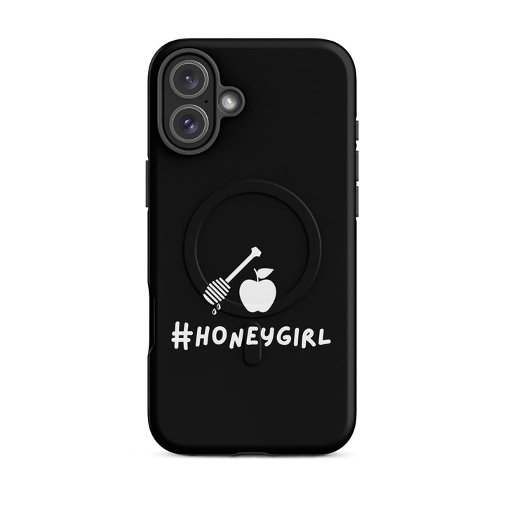 #Honeygirl Jewish pride magsafe® tough case for iphone® in Matte - flat lay
