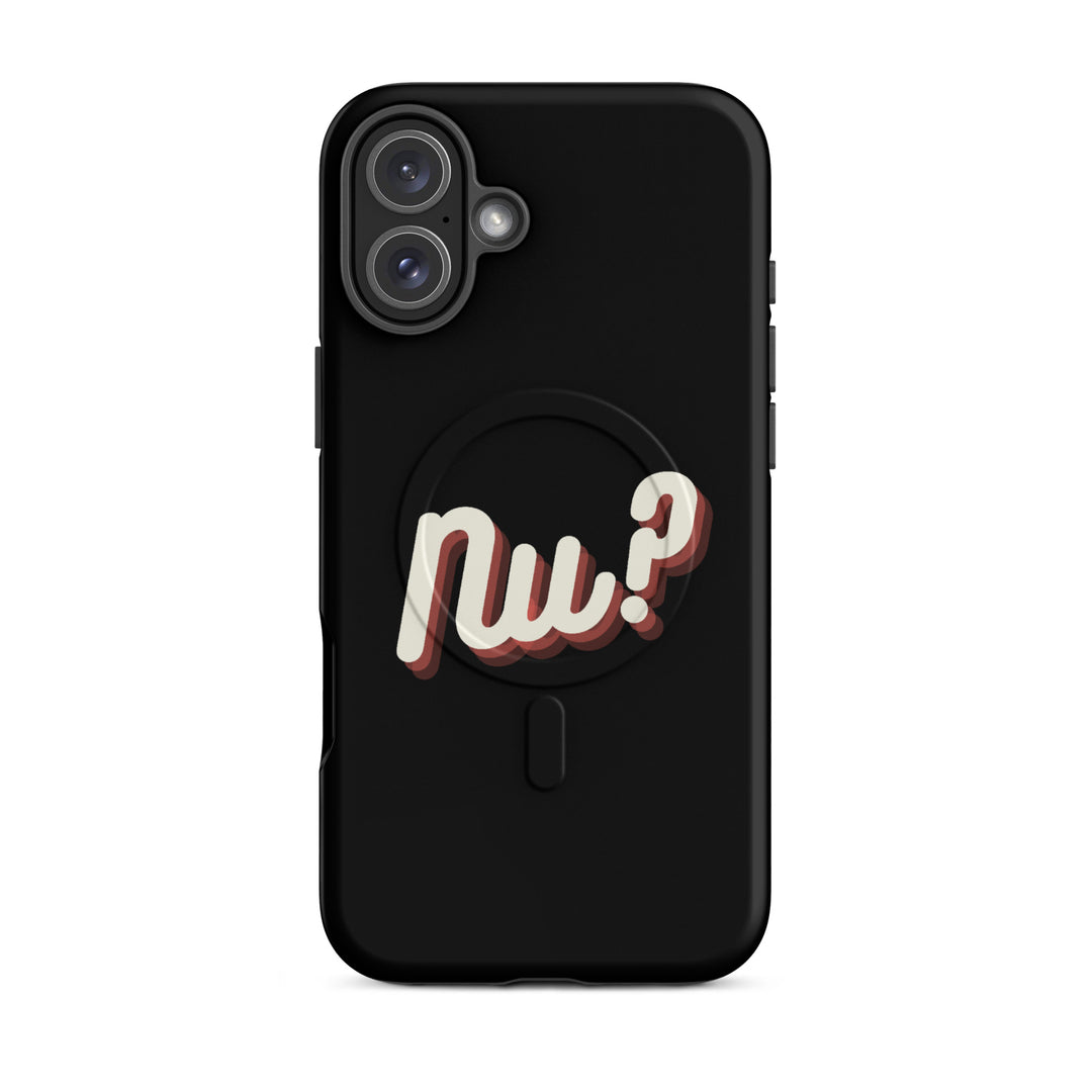 Nu Jewish pride magsafe® tough case for iphone® in Matte - flat lay