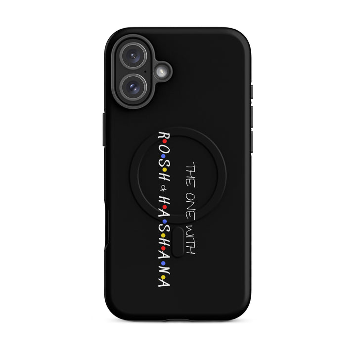 The One with Rosh HaShana Jewish pride magsafe® tough case for iphone® in Matte - flat lay