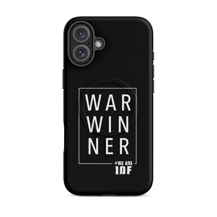 War Winner Jewish pride magsafe® tough case for iphone® in Matte - flat lay