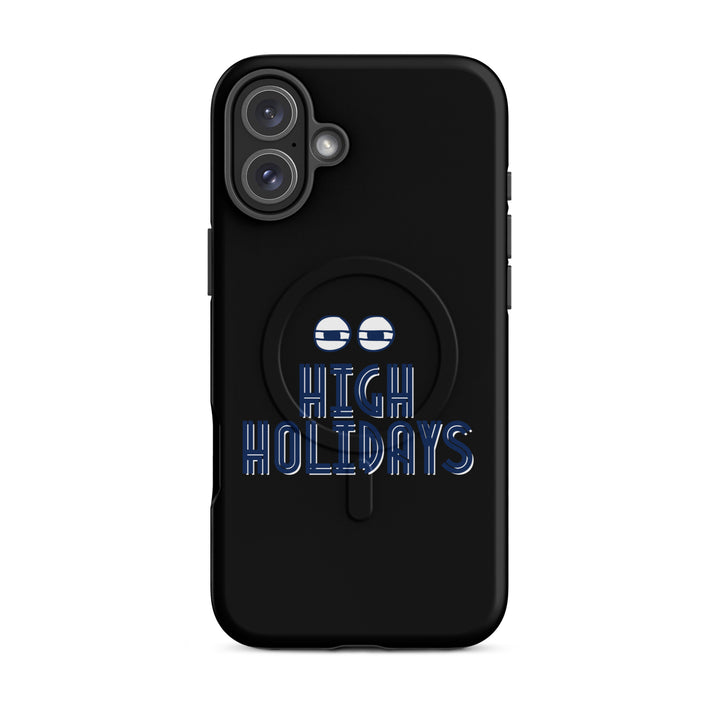 High Holidays Jewish pride magsafe® tough case for iphone® in Matte - flat lay