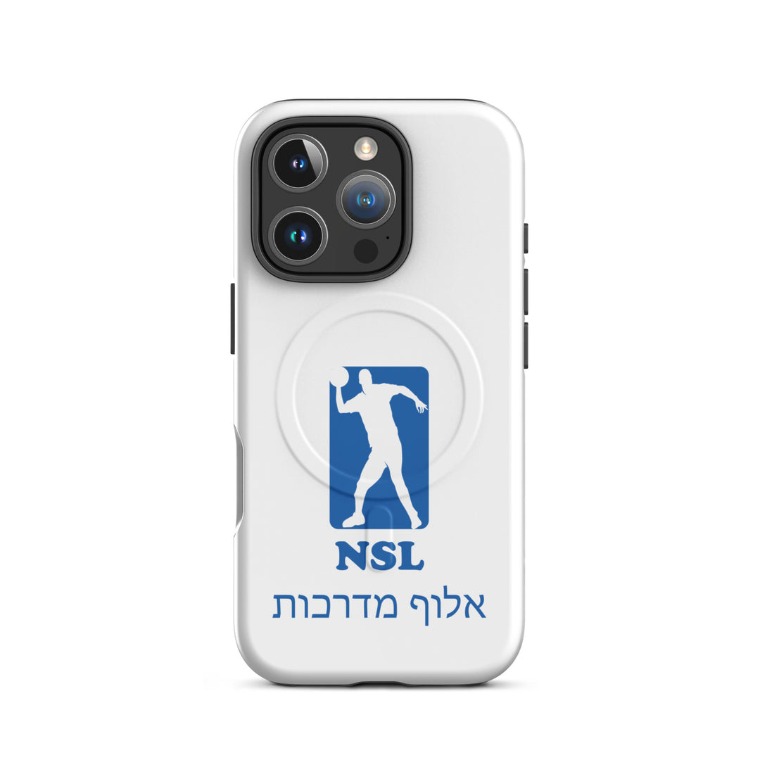 Curb Champ אלוף מדרכות Jewish pride magsafe® tough case for iphone® in Matte - side view