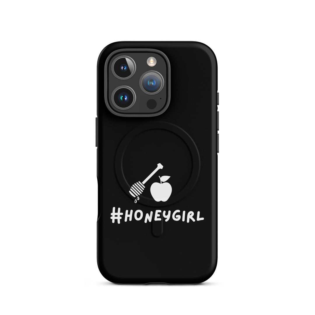 #Honeygirl Jewish pride magsafe® tough case for iphone® in Matte - side view