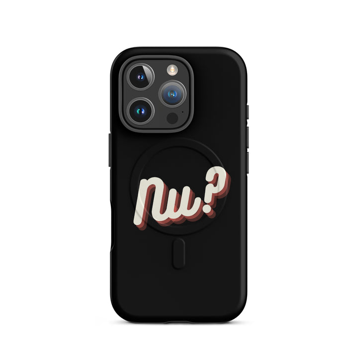 Nu Jewish pride magsafe® tough case for iphone® in Matte - side view