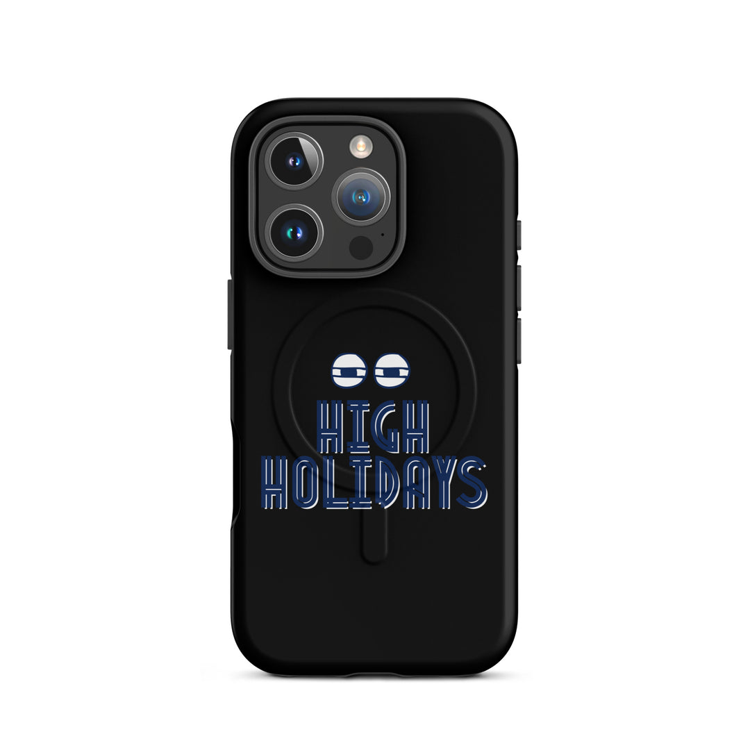 High Holidays Jewish pride magsafe® tough case for iphone® in Matte - side view