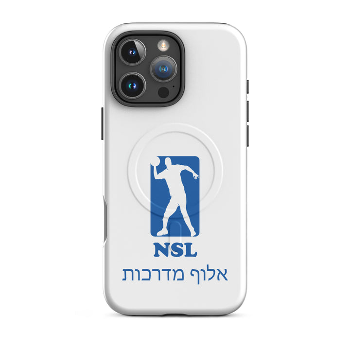 Curb Champ אלוף מדרכות Jewish pride magsafe® tough case for iphone® in Matte - front view