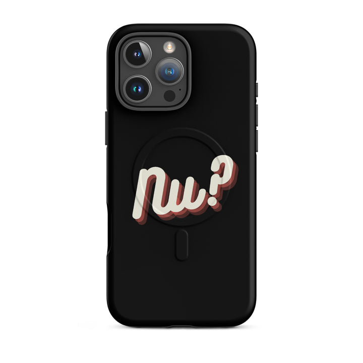 Nu Jewish pride magsafe® tough case for iphone® in Matte - front view