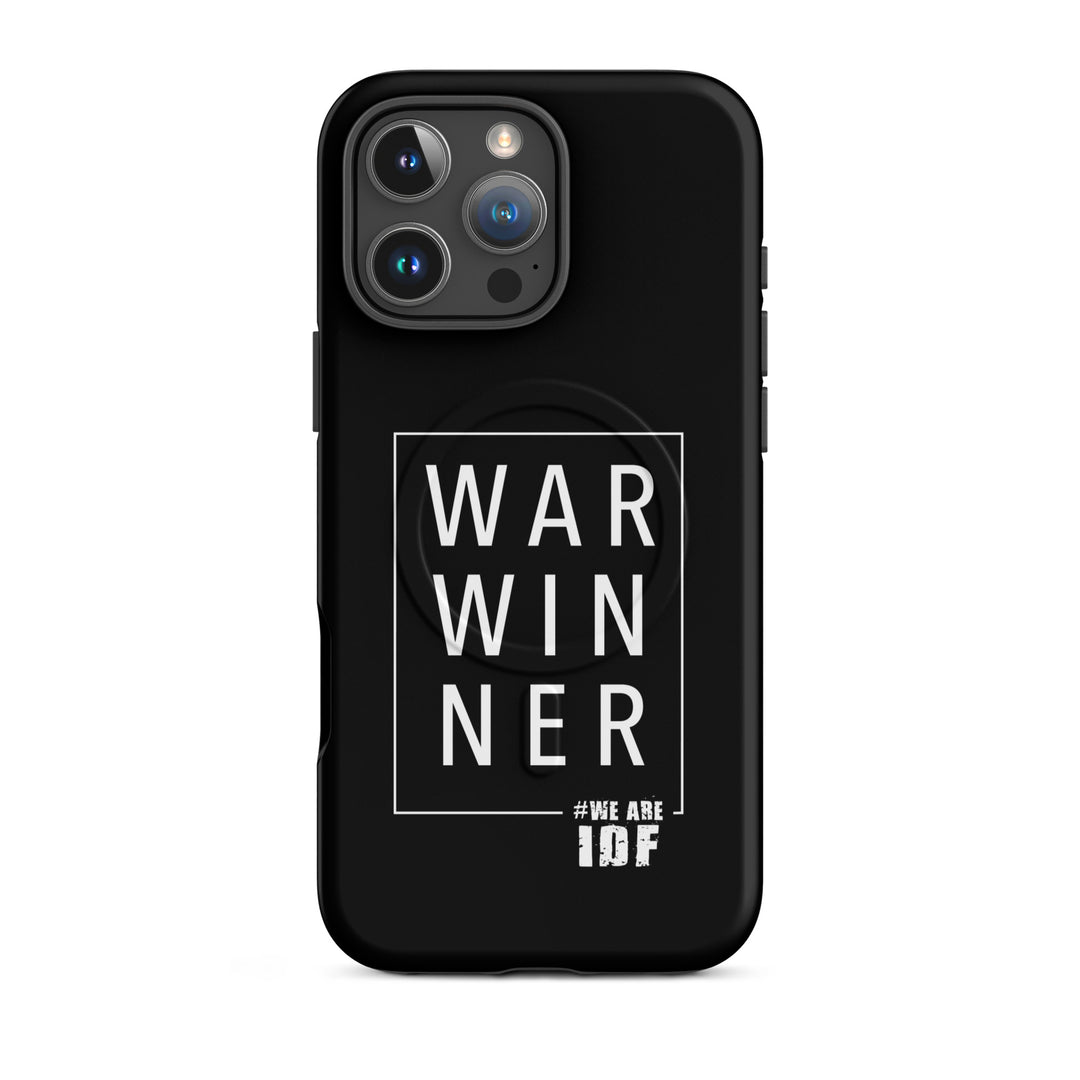 War Winner Jewish pride magsafe® tough case for iphone® in Matte - front view
