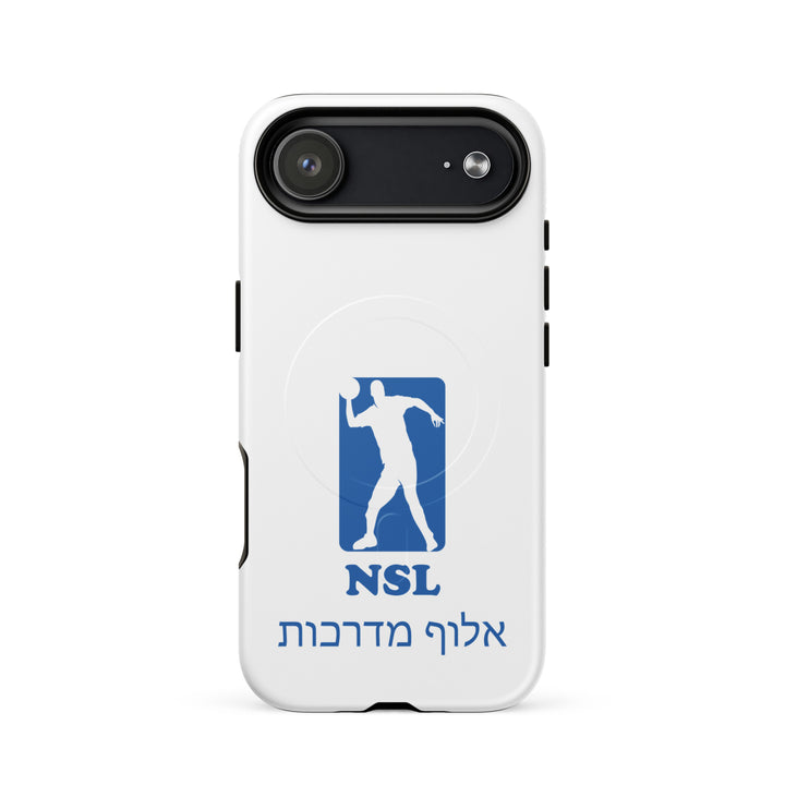 Curb Champ אלוף מדרכות Jewish pride magsafe® tough case for iphone® in Matte - flat lay