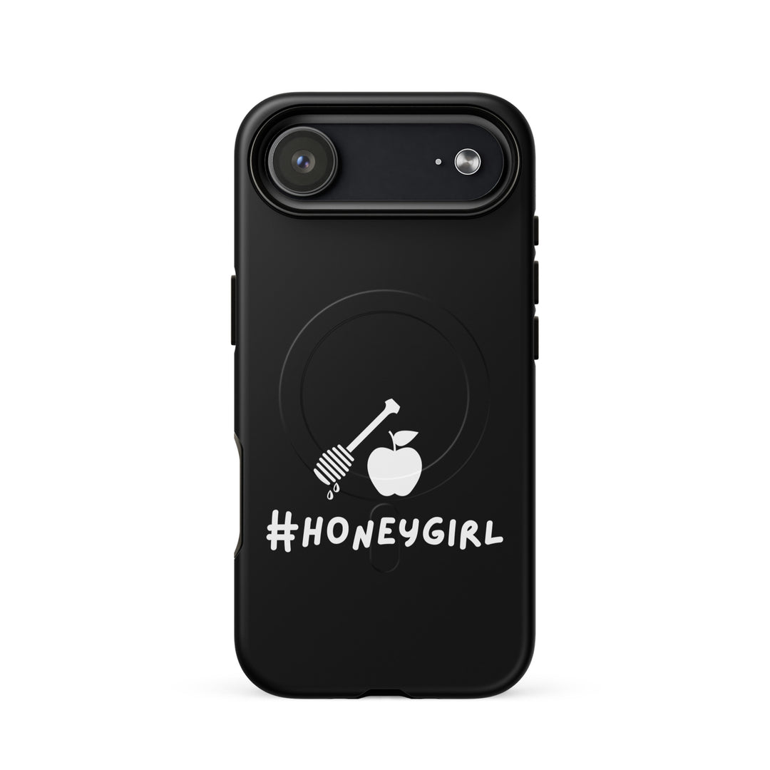 #Honeygirl Jewish pride magsafe® tough case for iphone® in Matte - flat lay