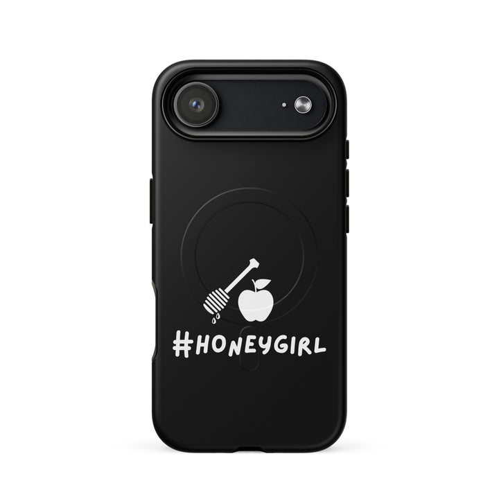 #Honeygirl Jewish pride magsafe® tough case for iphone® in Matte - flat lay
