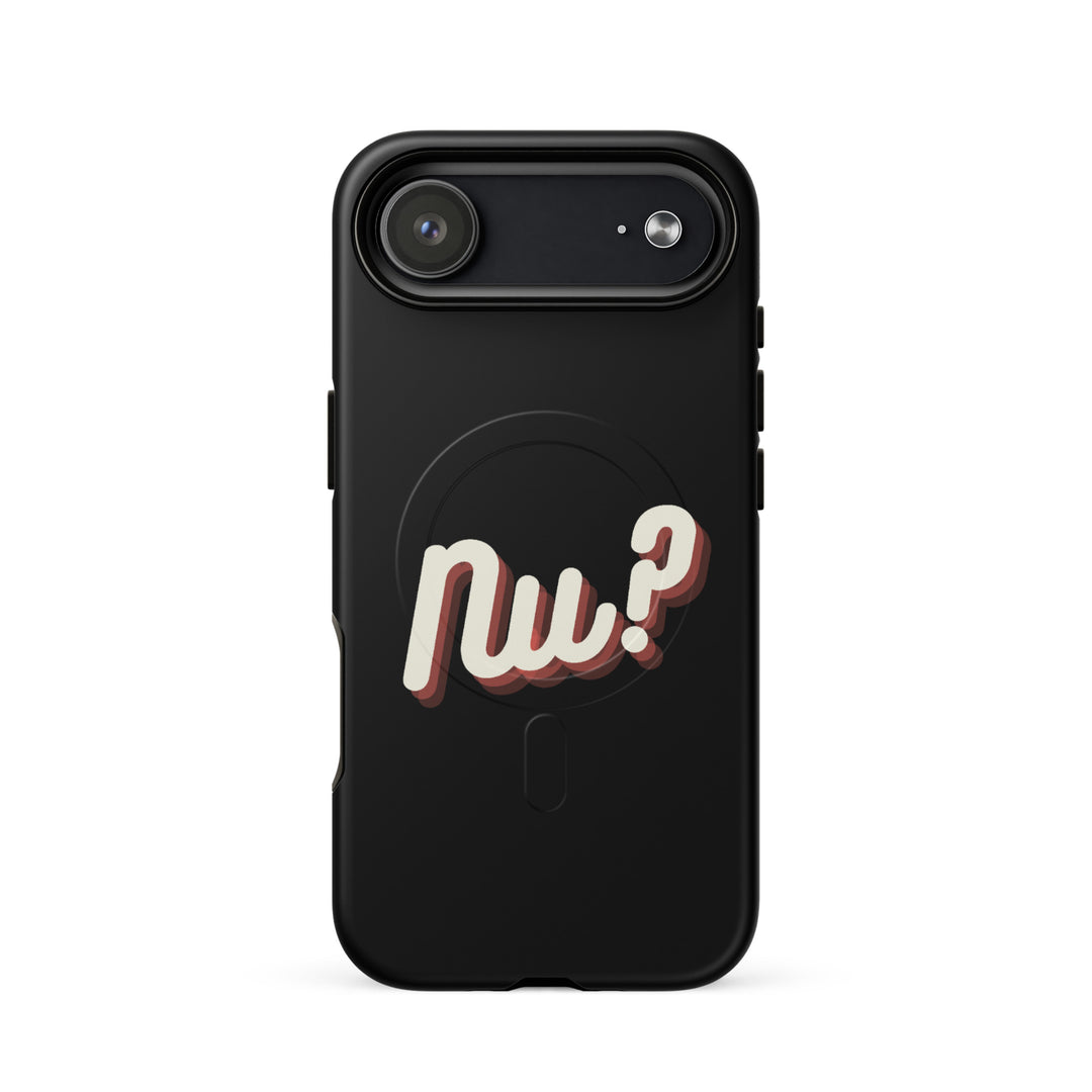 Nu Jewish pride magsafe® tough case for iphone® in Matte - flat lay