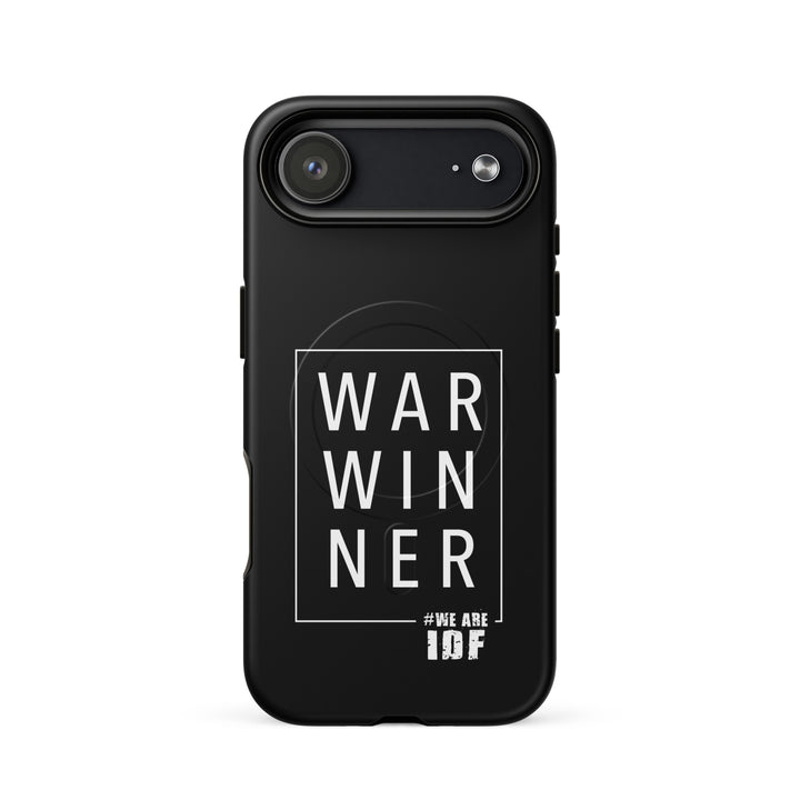 War Winner Jewish pride magsafe® tough case for iphone® in Matte - flat lay