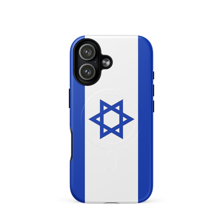 Israel Flag Israel magsafe® tough case for iphone® in Matte - detail view
