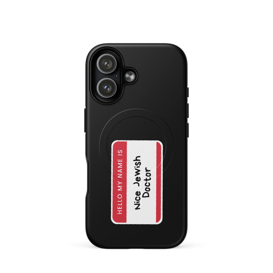 Nice Jewish Doctor Jewish pride magsafe® tough case for iphone® in Matte - detail view