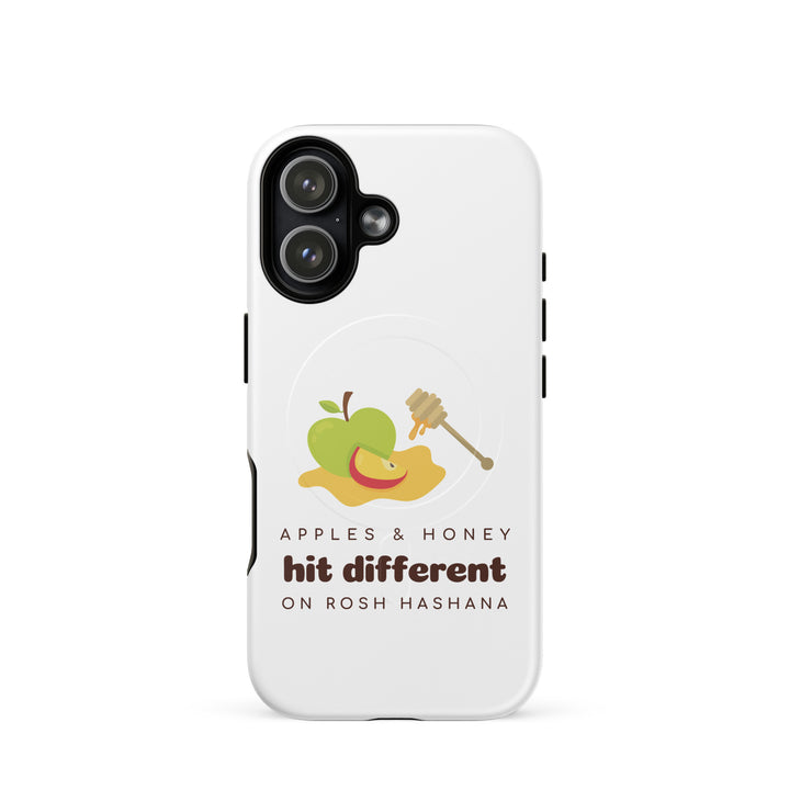 Apples &amp; Honey Jewish pride magsafe® tough case for iphone® in Matte - detail view