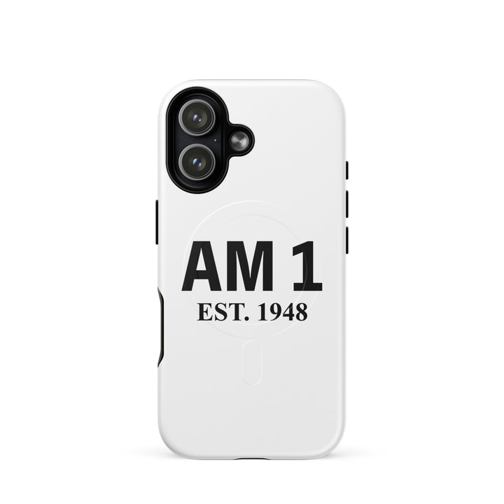 AM 1 | עם 1 Jewish pride magsafe® tough case for iphone® in Matte - detail view
