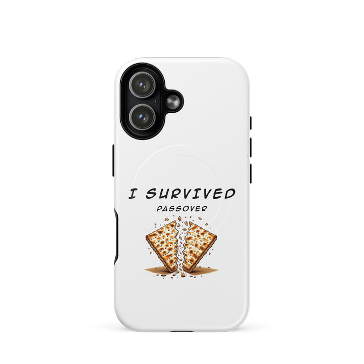 Passover Jewish pride magsafe® tough case for iphone® in Matte - back view