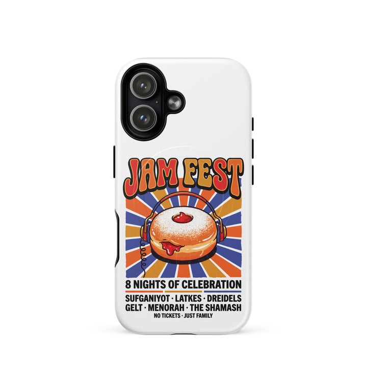 Jam Fest 8 Nights Jewish pride magsafe® tough case for iphone® in Matte - detail view