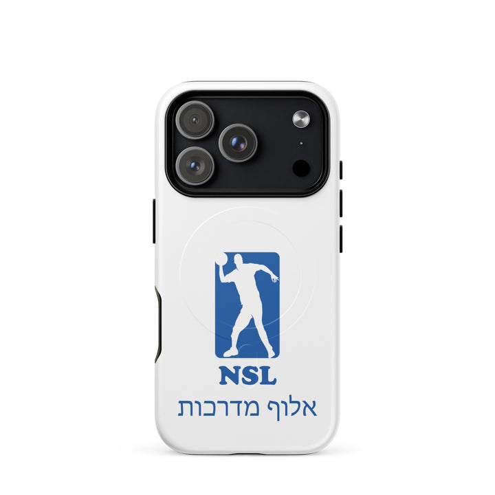 Curb Champ אלוף מדרכות Jewish pride magsafe® tough case for iphone® in Matte - side view