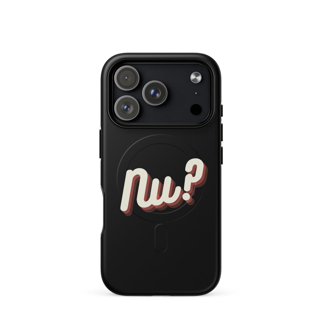 Nu Jewish pride magsafe® tough case for iphone® in Matte - side view