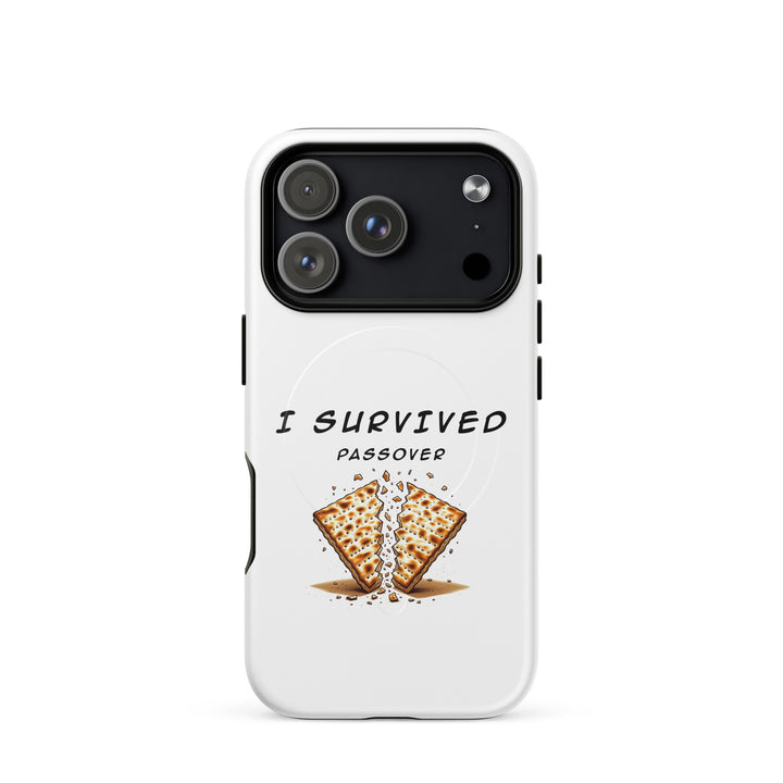 Passover Jewish pride magsafe® tough case for iphone® in Matte - lifestyle shot