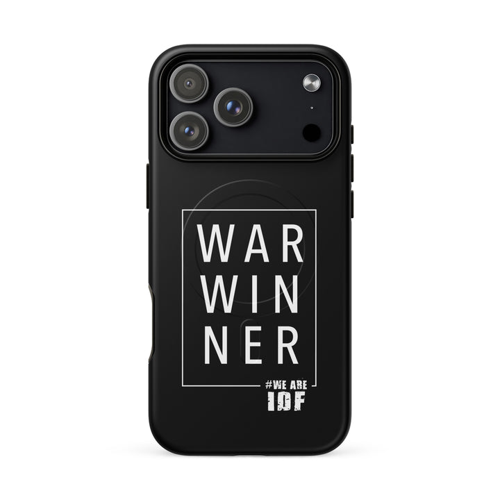 War Winner Jewish pride magsafe® tough case for iphone® in Matte - front view