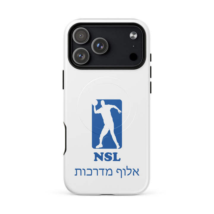 Curb Champ אלוף מדרכות Jewish pride magsafe® tough case for iphone® in Matte - front view