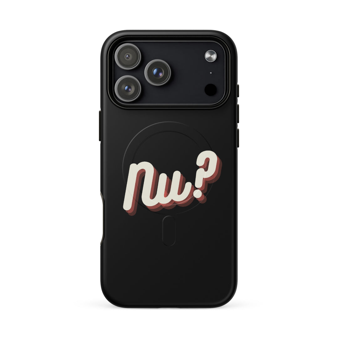 Nu Jewish pride magsafe® tough case for iphone® in Matte - front view