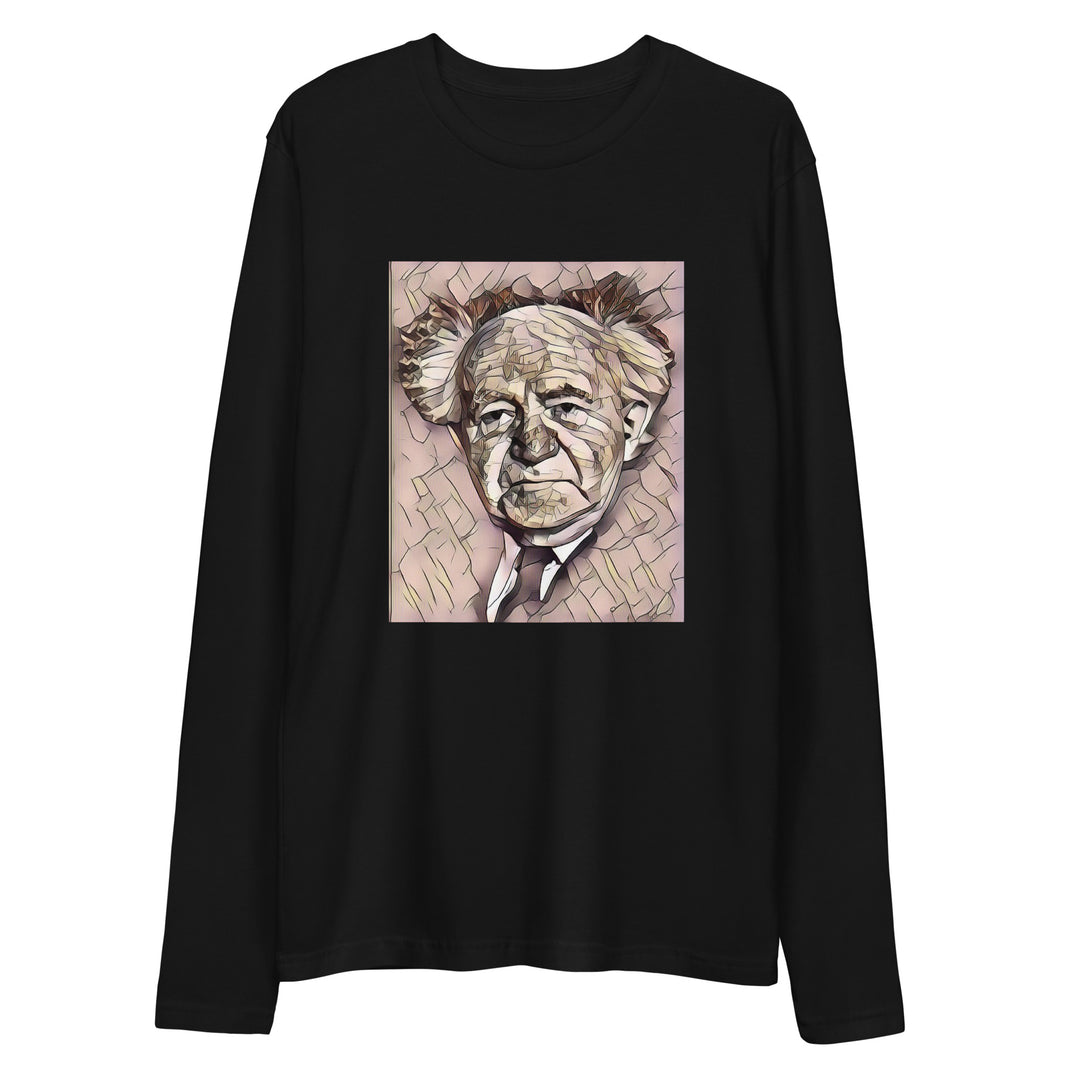 Long Sleeve Fitted Crew | David Ben Gurion