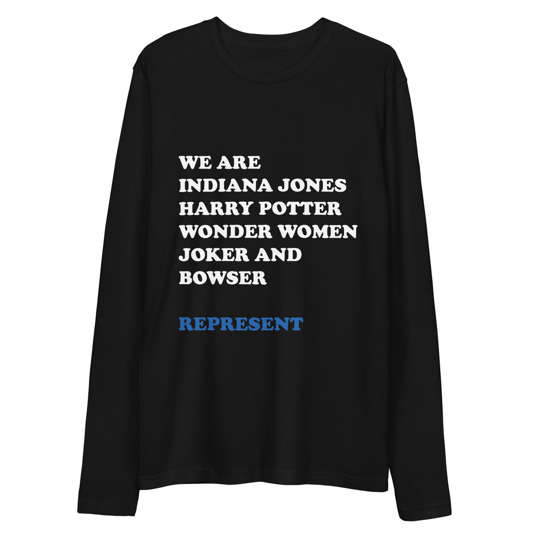 Long Sleeve Fitted Crew | We are Iconic Roles 1