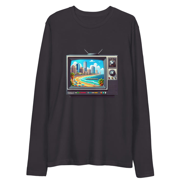 Long Sleeve Fitted Crew | 16Bit Tel Aviv Beach