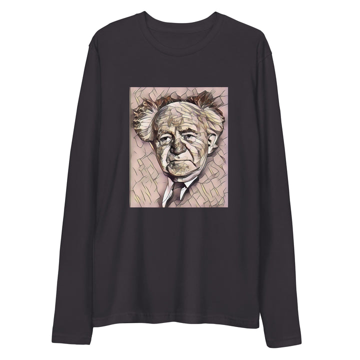 Long Sleeve Fitted Crew | David Ben Gurion