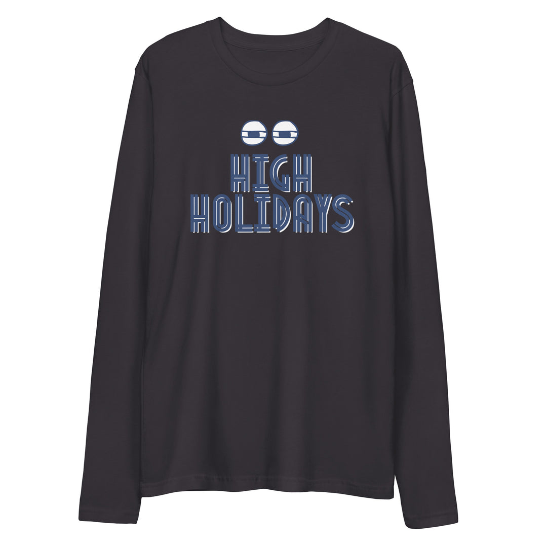 High Holidays Jewish pride fitted crew in Heavy Metal - front view