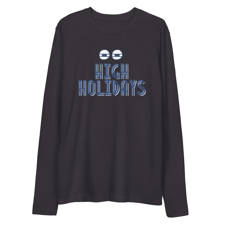 High Holidays Jewish pride fitted crew in Heavy Metal - front view
