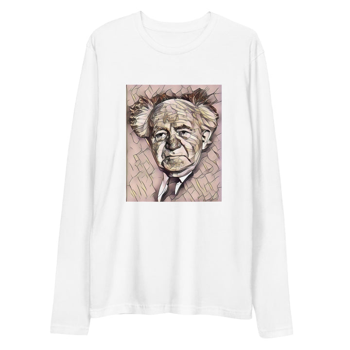 Long Sleeve Fitted Crew | David Ben Gurion